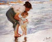 Joaquin Sorolla Y Bastida On the Beach oil painting picture wholesale